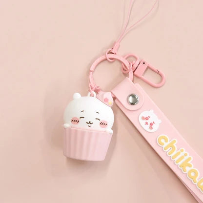 Chiikawa Hand Strap with 3D Mascot