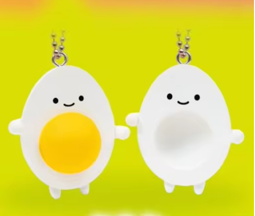 Cute hugging Avocado Cherry Egg Peach and apple Gashapon