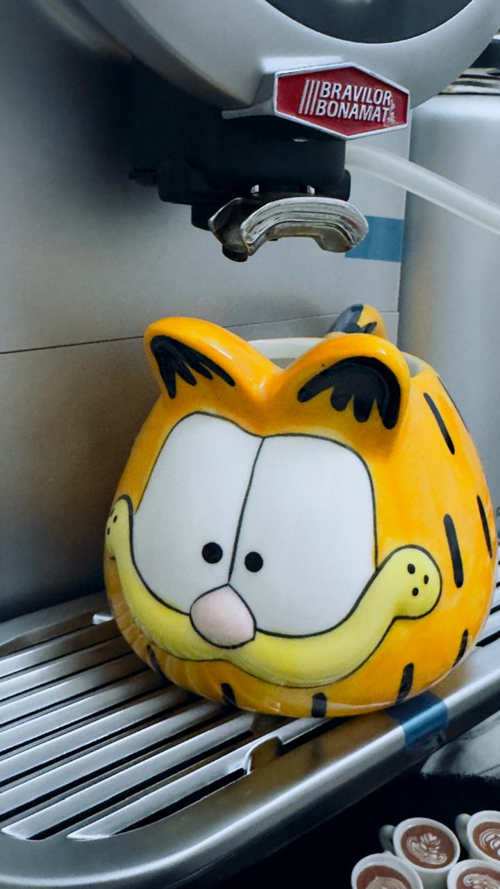 Garfield shaped mug