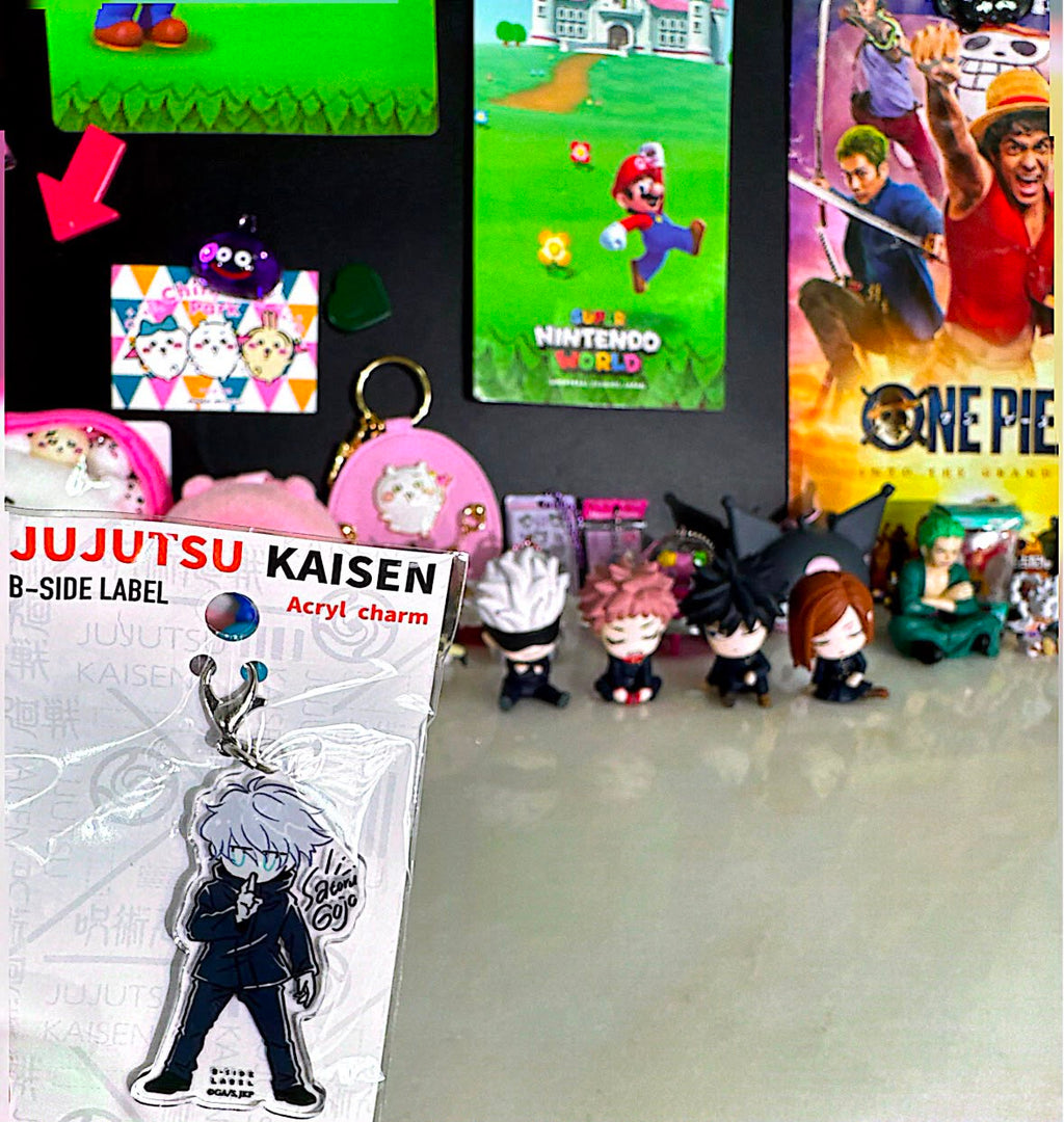 Limited Jujutsu Kaisen Gojo Acrylic B-side Label Keychain