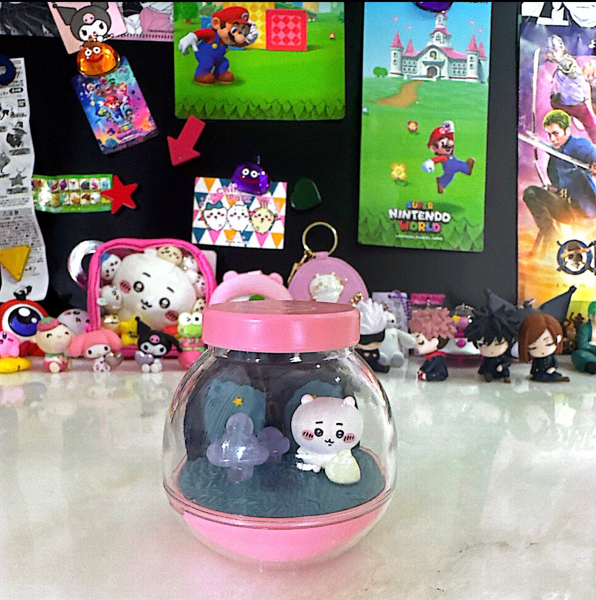 chiikawa mini figure with lights