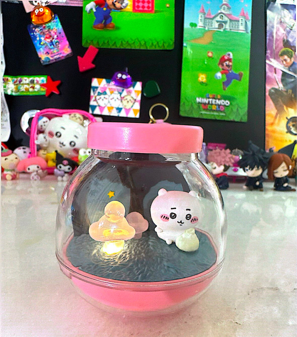 chiikawa mini figure with lights