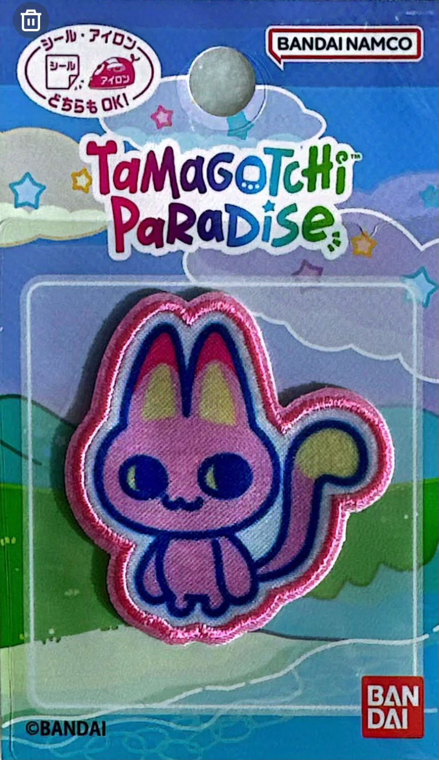 Tamagotchi Paradise Iron on Patches
