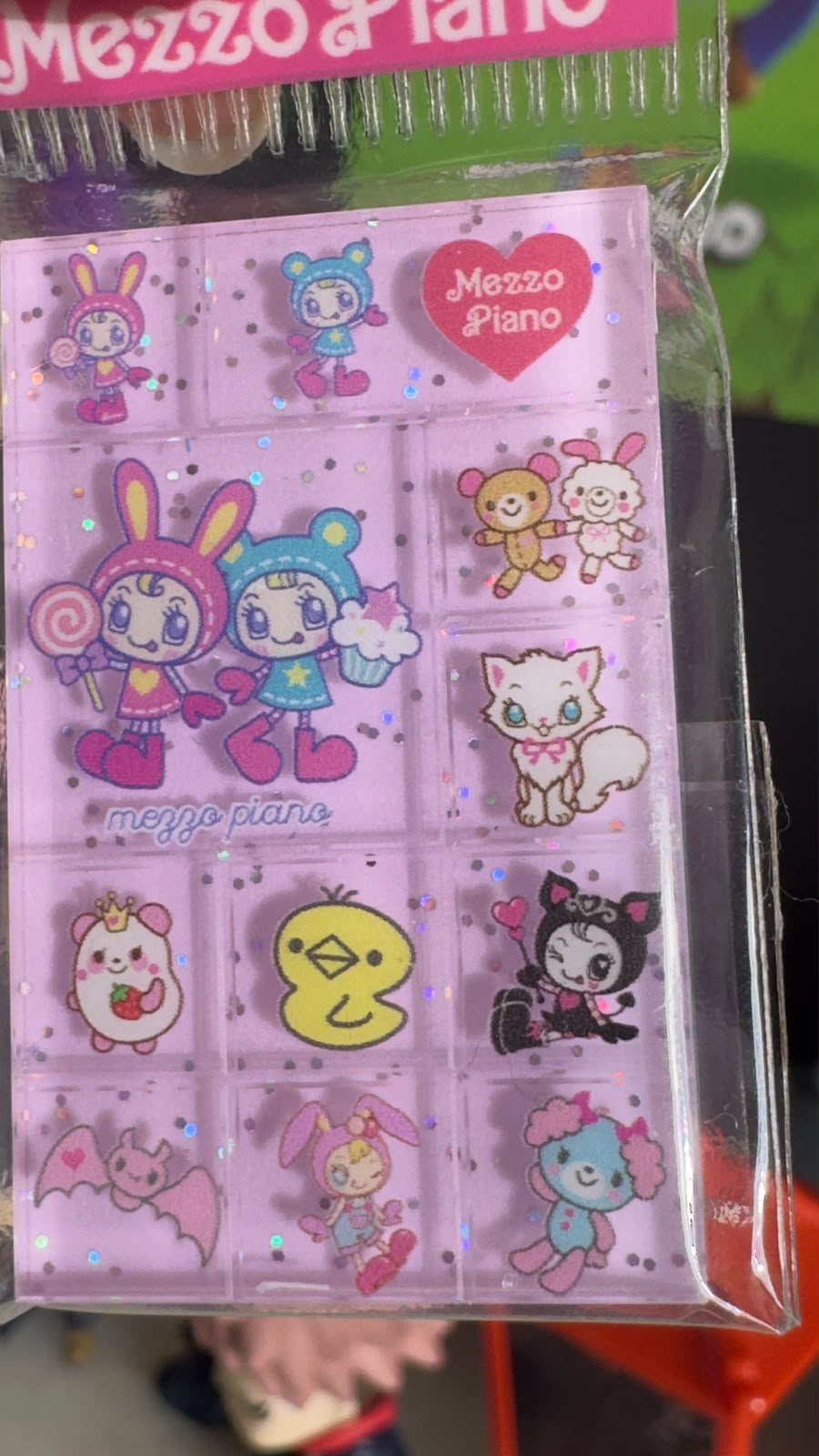 Mezzo Piano Tile Sticker Sheet