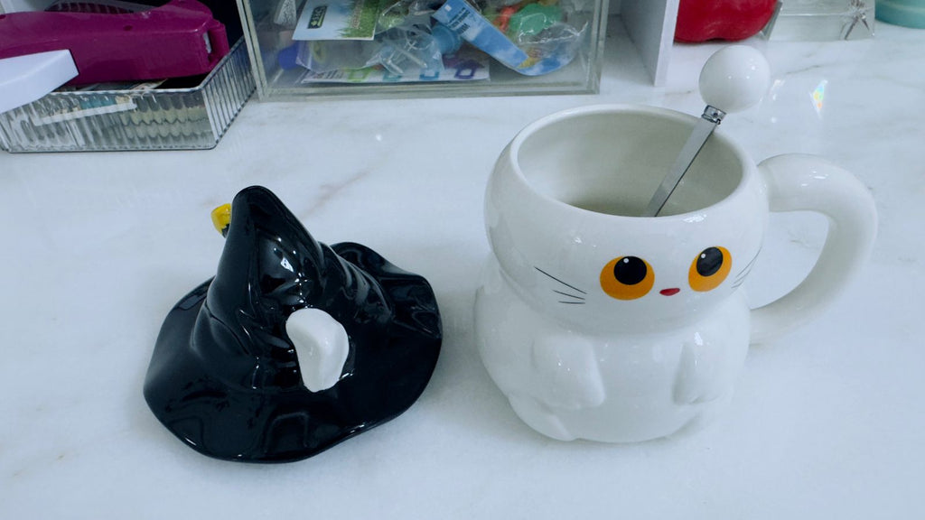 Witch cat mug