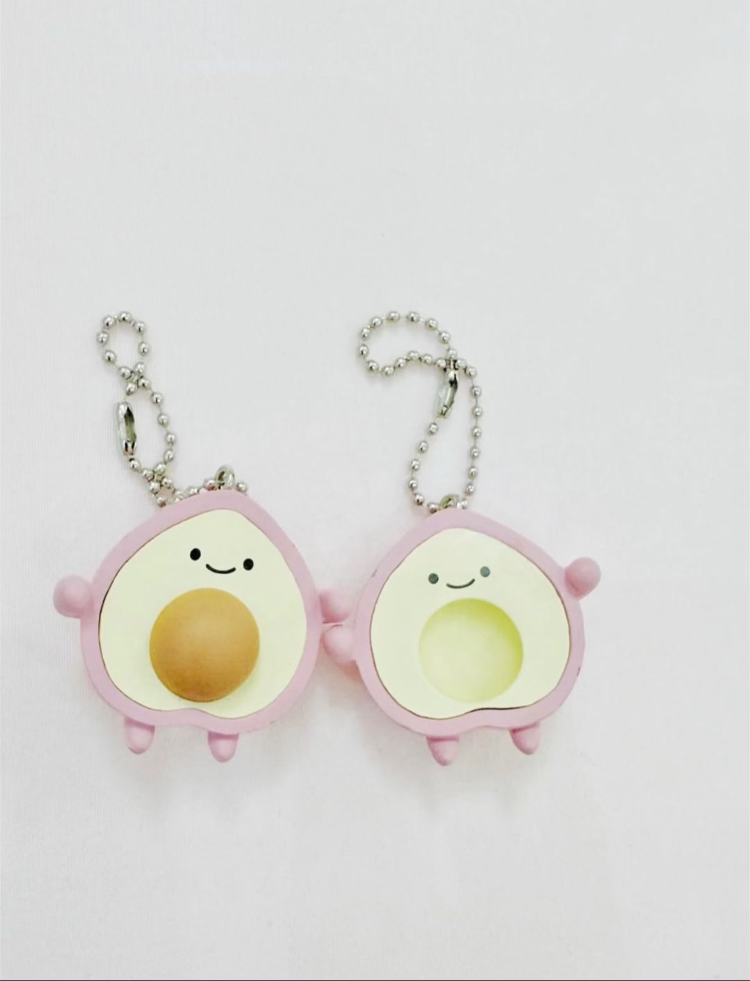Cute hugging Avocado Cherry Egg Peach and apple Gashapon
