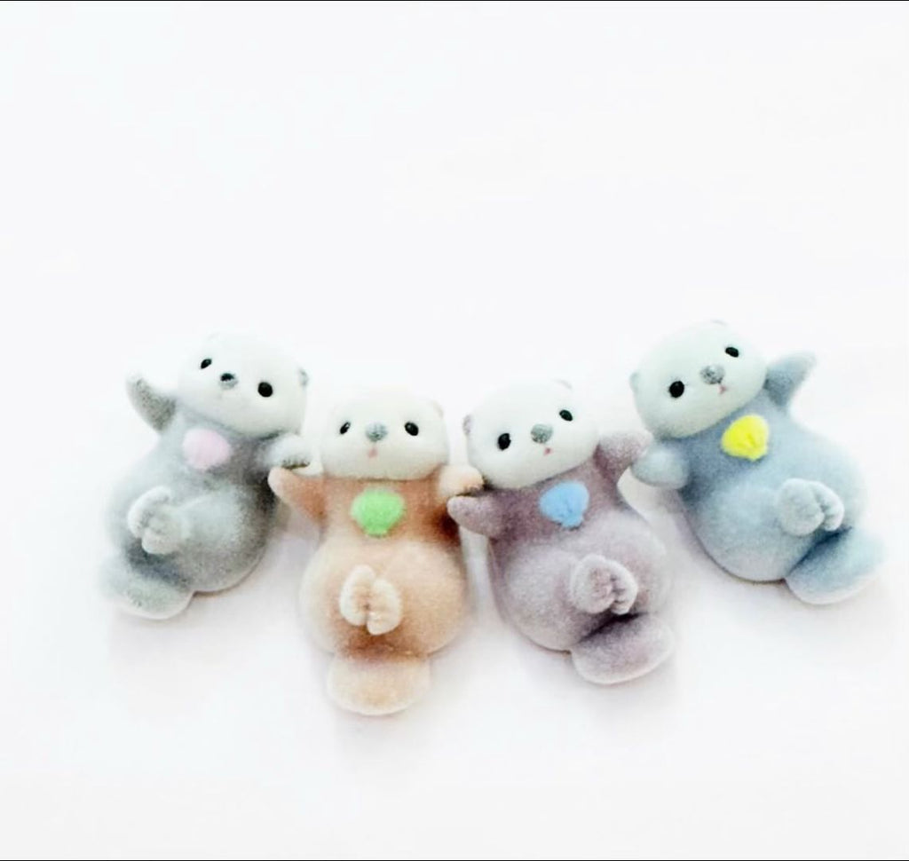 Fluffy sea otters gashapon figures - 1 piece